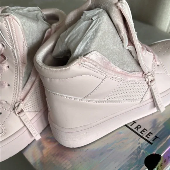 Pink High-Top Sneakers Girls  Size 2 - Picture 11 of 15